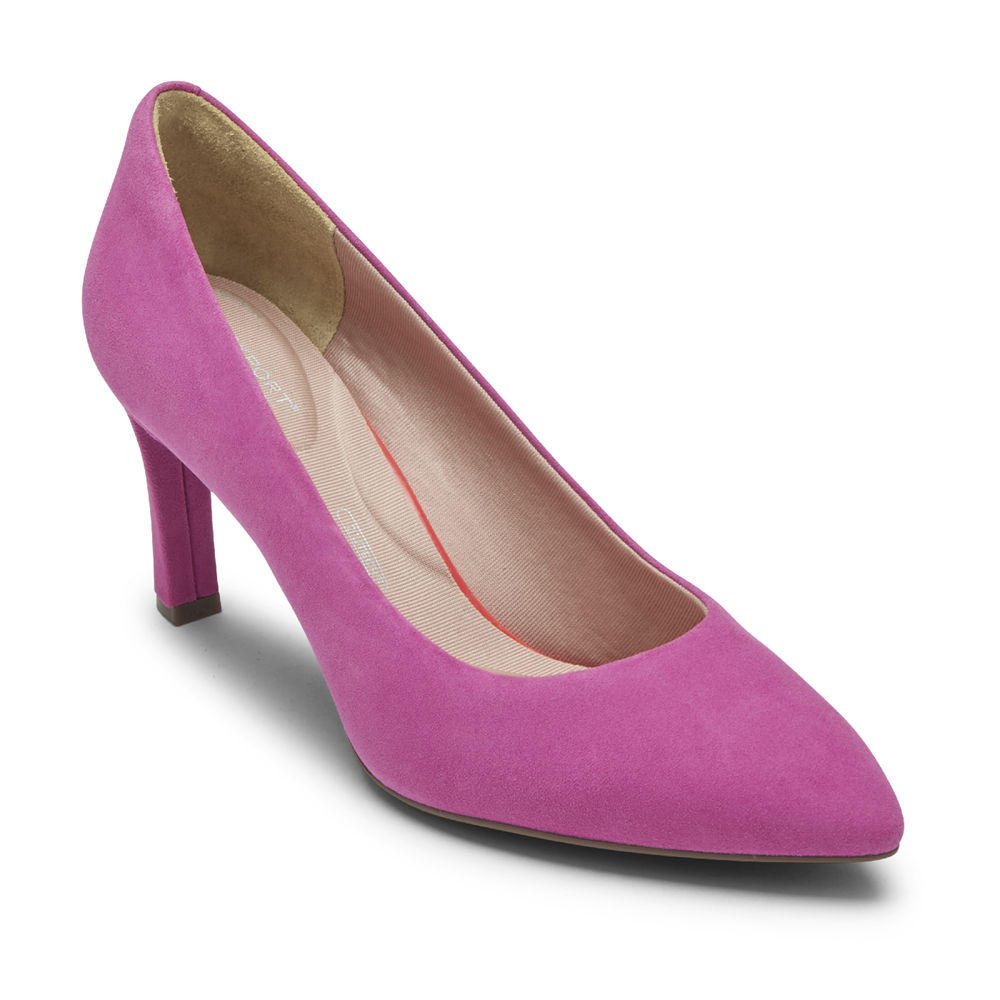 Rockport Heels For Womens Pink - Total Motion Sheehan - QE4591760